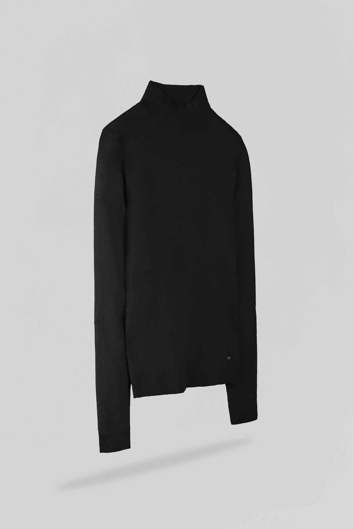 Pull près du corps col montant P-CONNIE NOIR - Teddy Smith