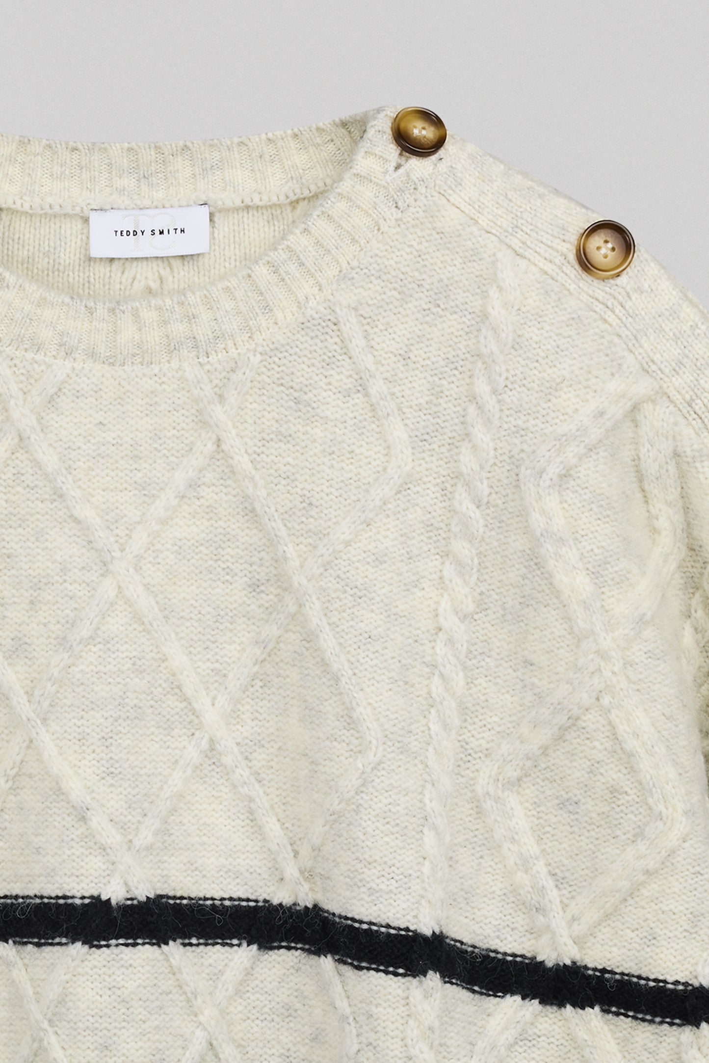 Pull P-POLA BLANC IVOIRE CHINE