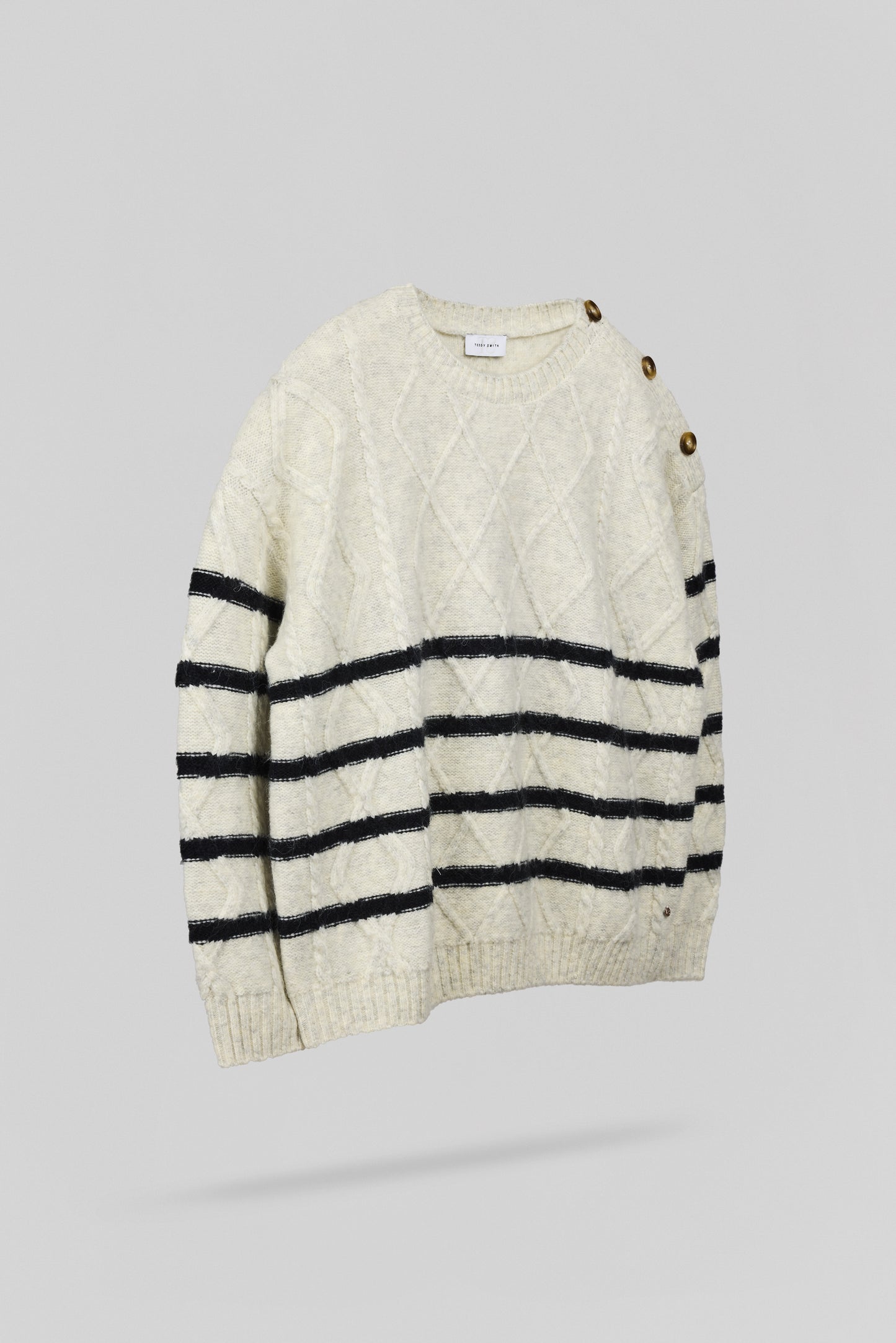 Pull P-POLA BLANC IVOIRE CHINE