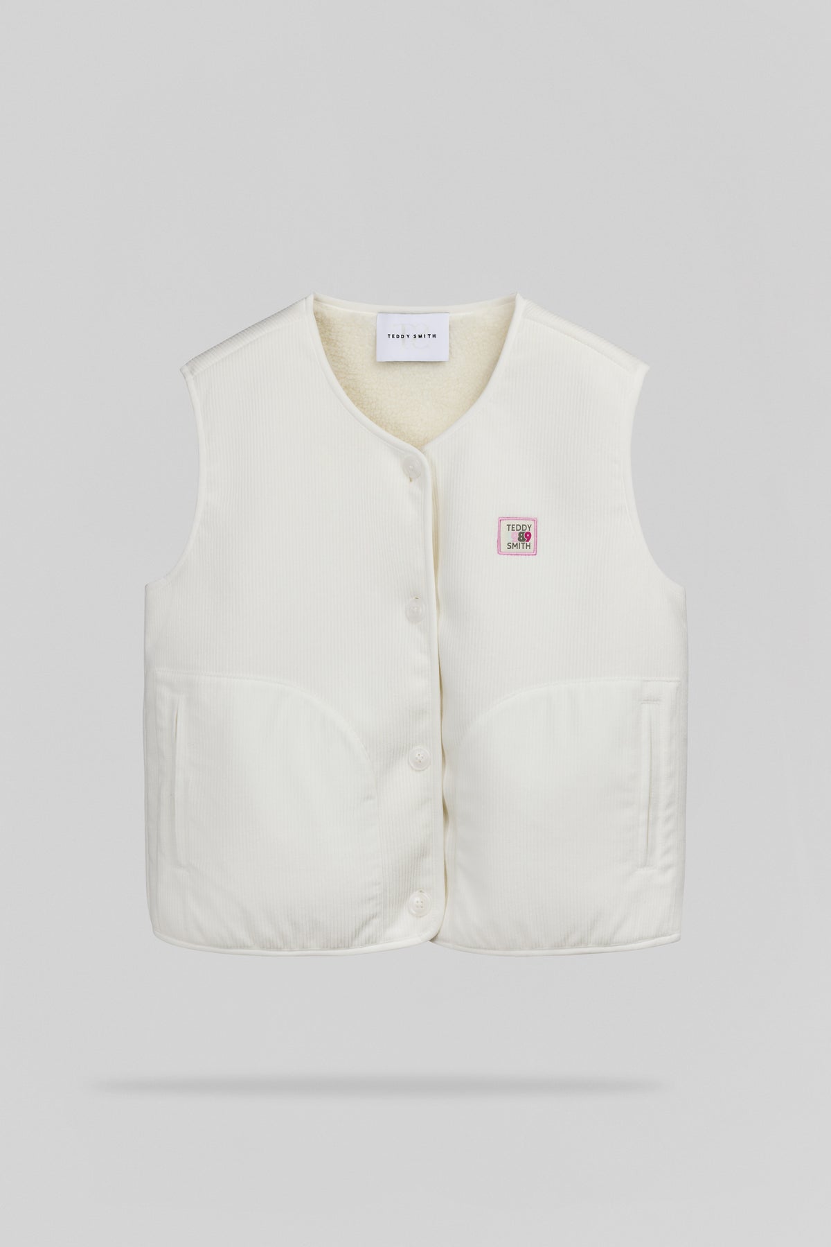 Blouson B-VELVET MIDDLE WHITE