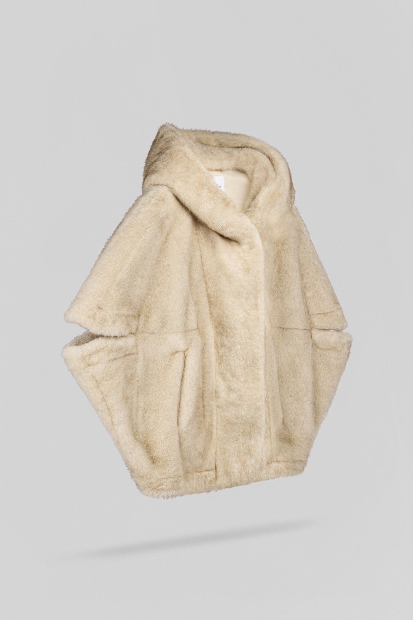 Blouson en fausse fourrure B-ANOUK WOLF BEIGE