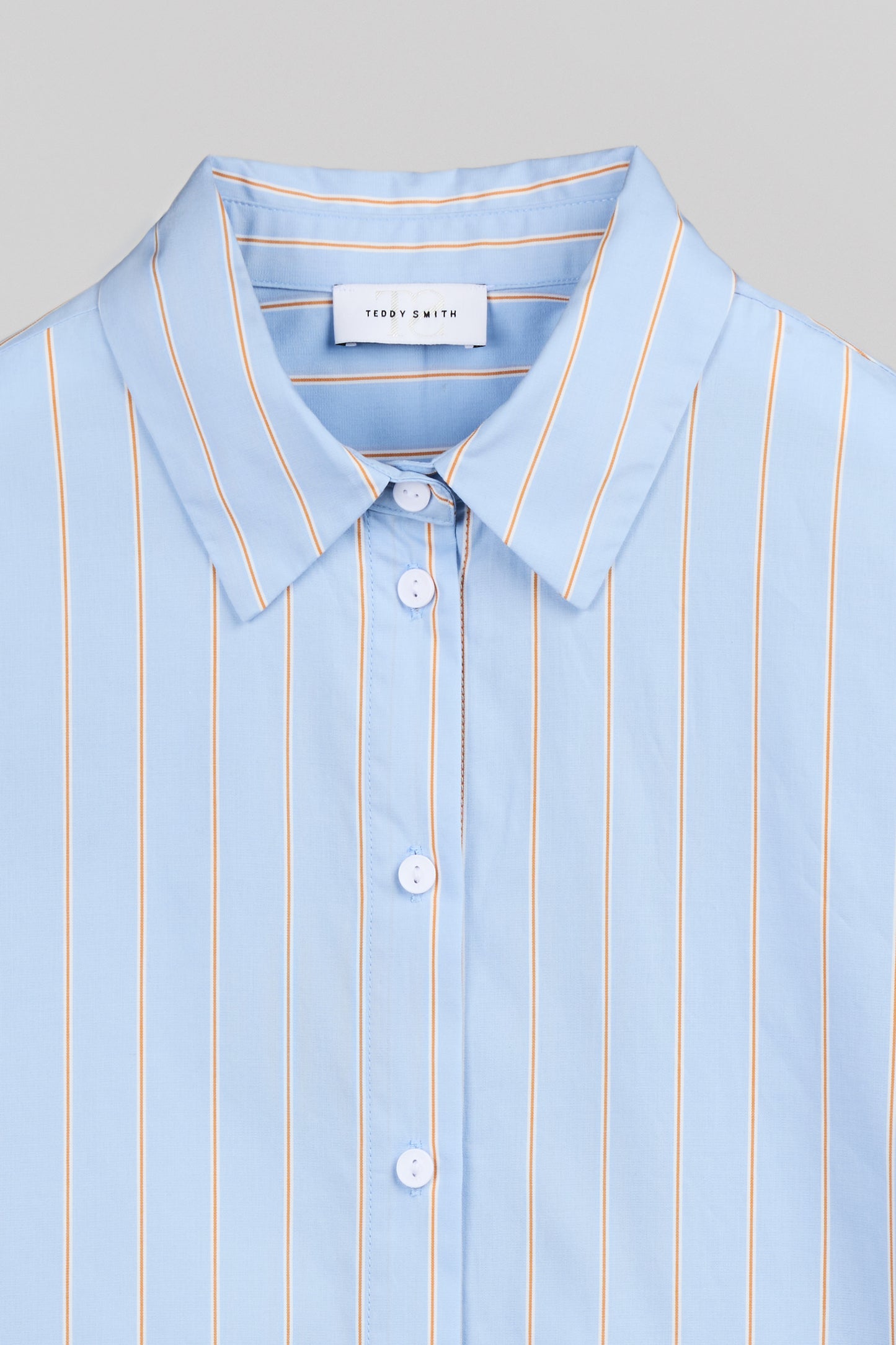 Chemise rayée C-CHARLINA BLEU CIEL