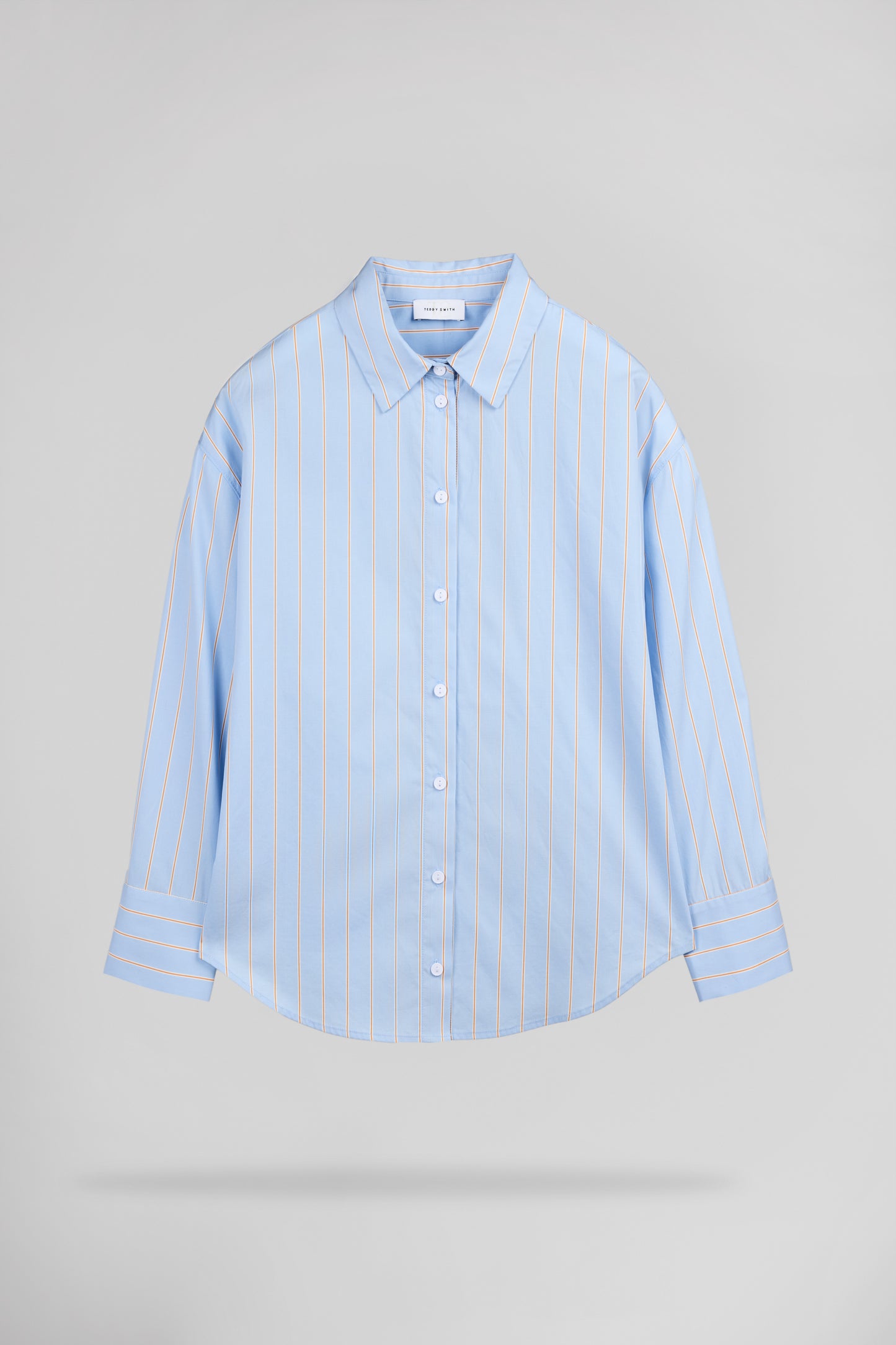 Chemise rayée C-CHARLINA BLEU CIEL