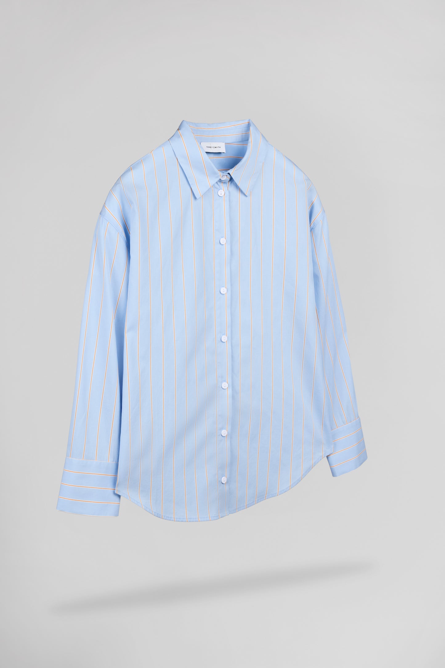 Chemise rayée C-CHARLINA BLEU CIEL