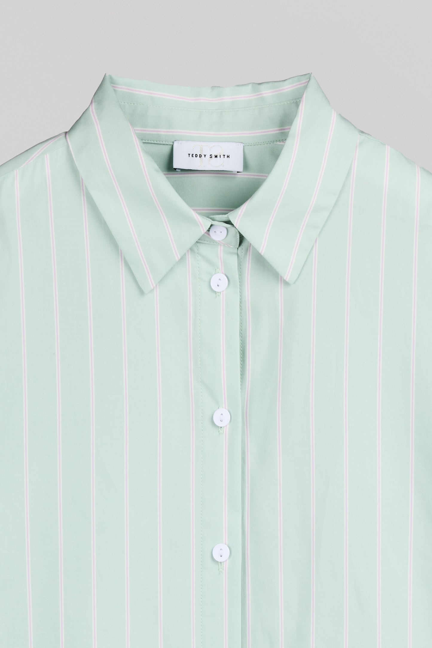 Chemise rayée C-CHARLINA STONE MINT