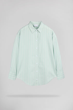 Chemise rayée C-CHARLINA STONE MINT