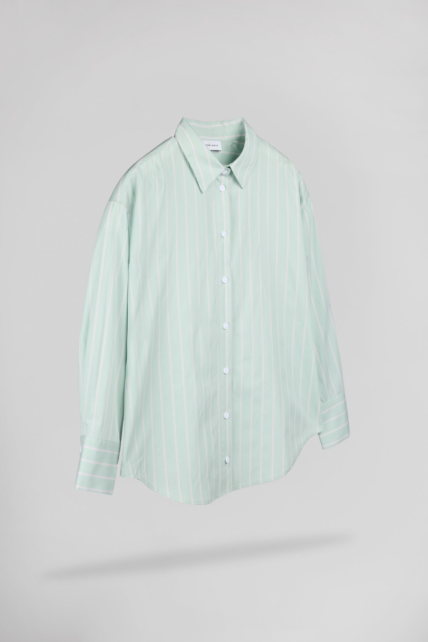 Chemise rayée C-CHARLINA STONE MINT