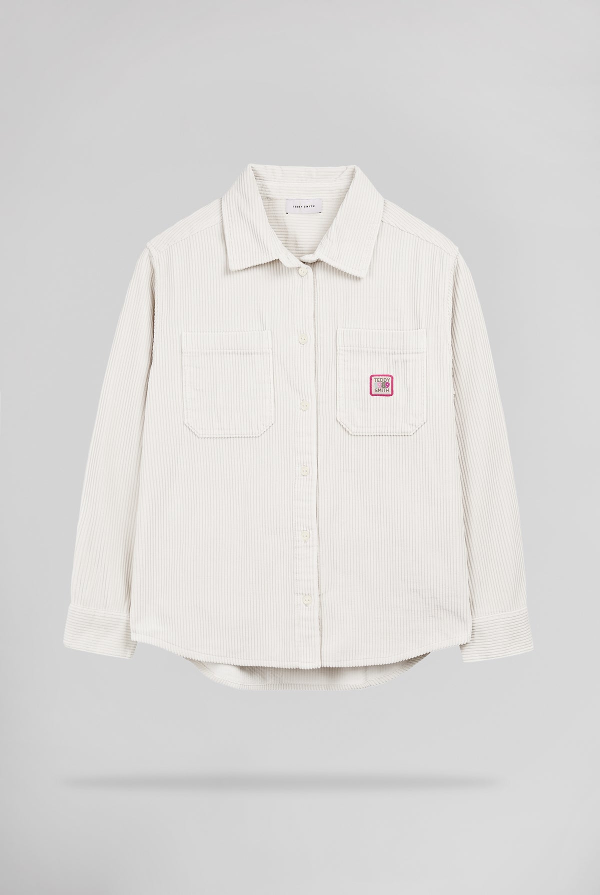 Chemise velours C-ALIA ML MIDDLE WHITE