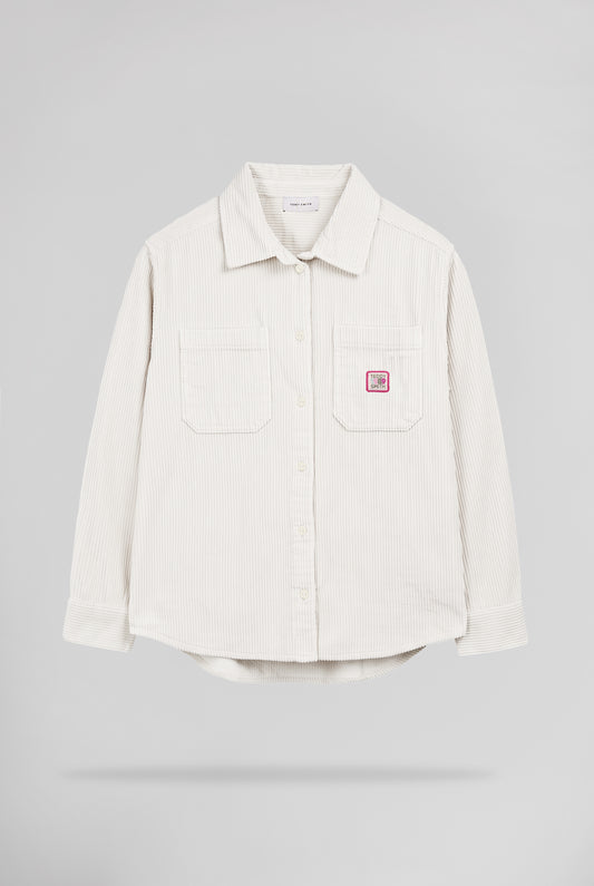 Achat Chemise velours C-ALIA ML MIDDLE WHITE