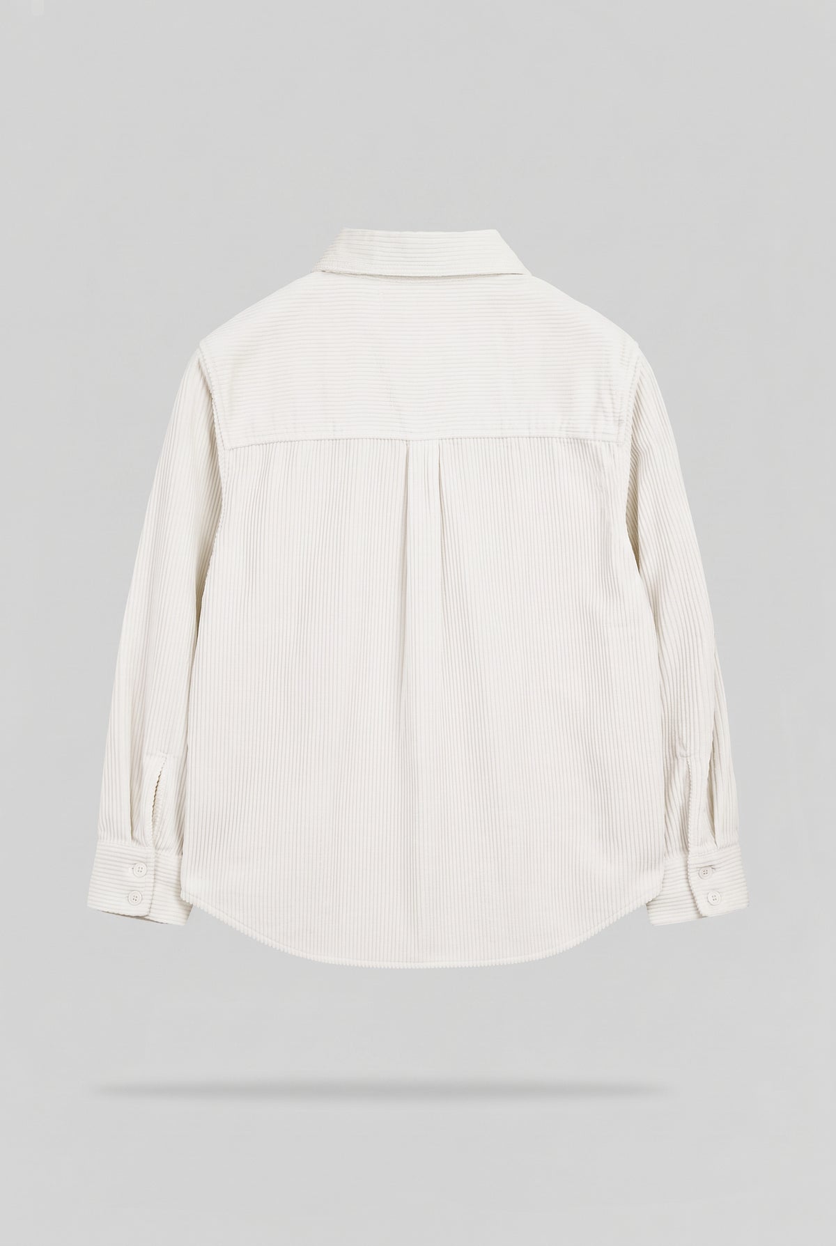 Chemise velours C-ALIA ML MIDDLE WHITE