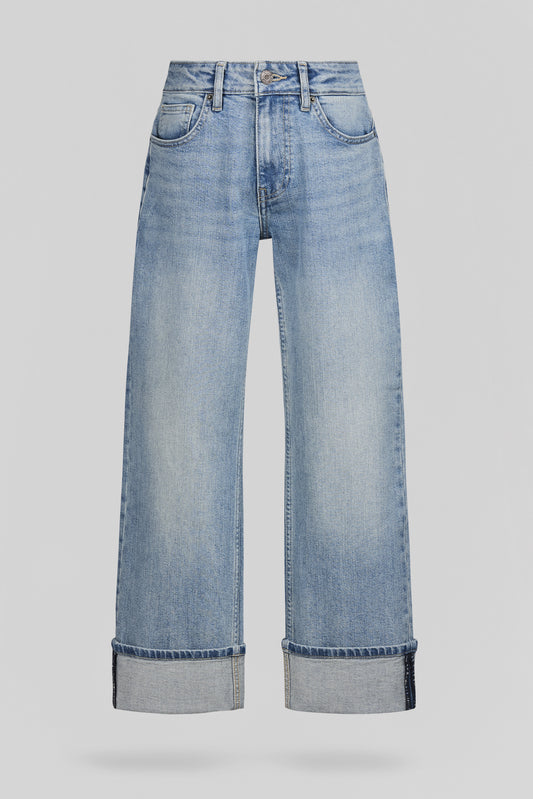 Achat Jean BOYFRIEND JR FRIPP / INDIGO CLAIR
