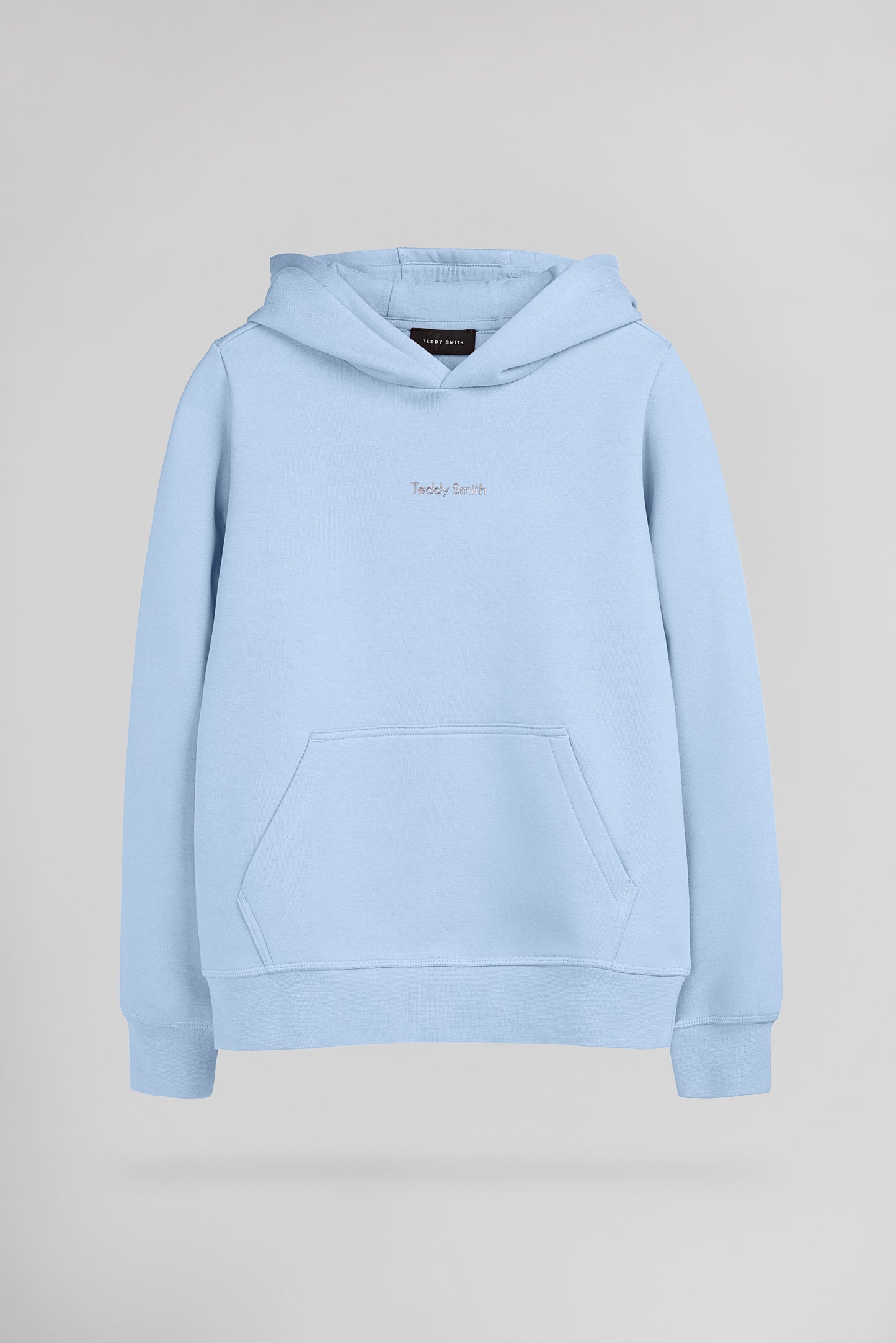 Sweat à capuche S-SOLENE HOODY JR BLEU CIEL