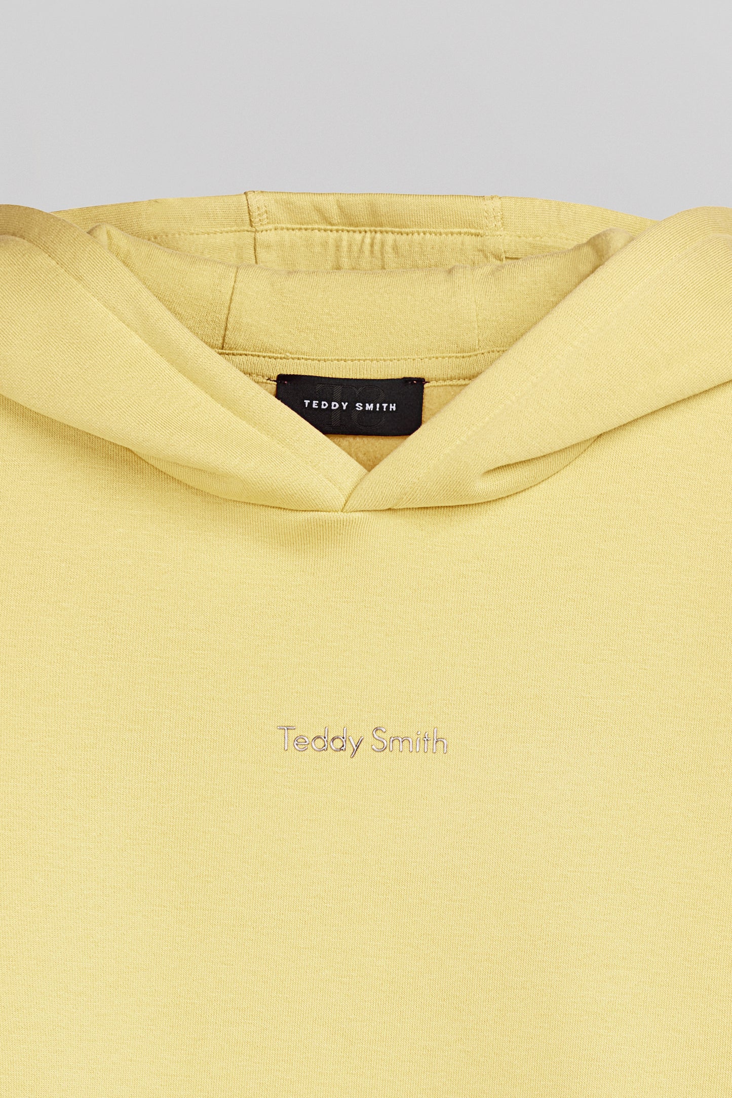 Sweat à capuche S-SOLENE HOODY JR JAUNE CITRON
