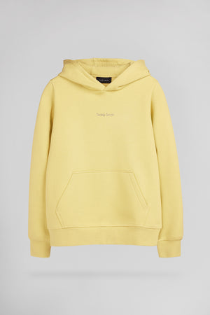 Sweat à capuche S-SOLENE HOODY JR JAUNE CITRON