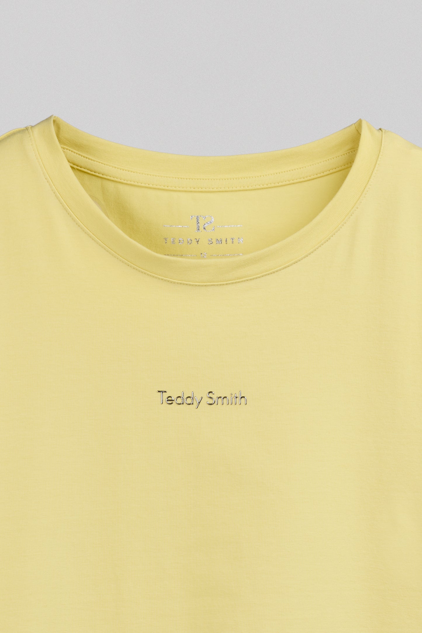 T-shirt T-RIBELLE MC JR JAUNE CITRON