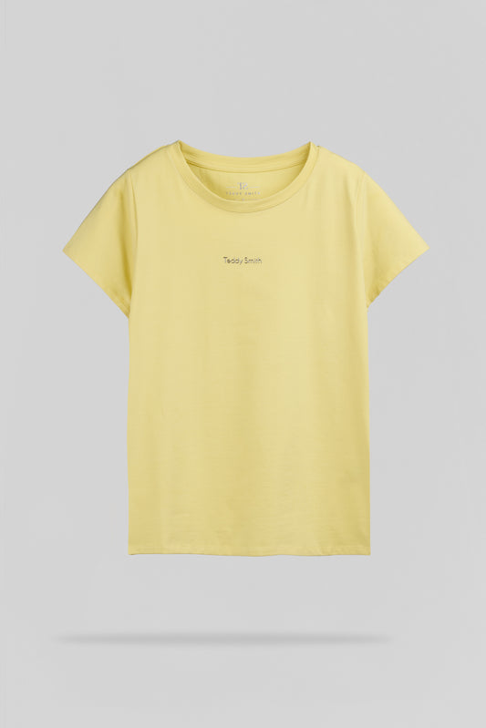 Achat T-shirt T-RIBELLE MC JR JAUNE CITRON