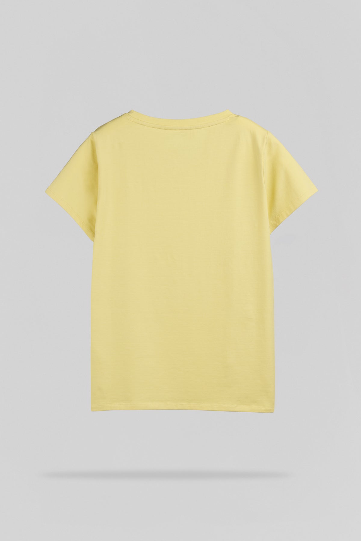 T-shirt T-RIBELLE MC JR JAUNE CITRON