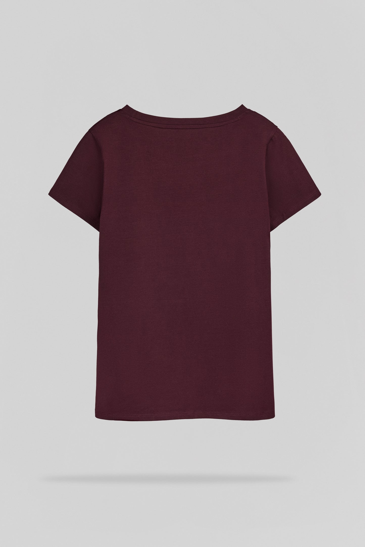 T-shirt T-RIBELLE MC JR BORDEAUX FONCE