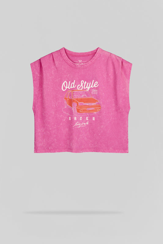 Achat T-shirt T-TANY MC JR FUSHIA