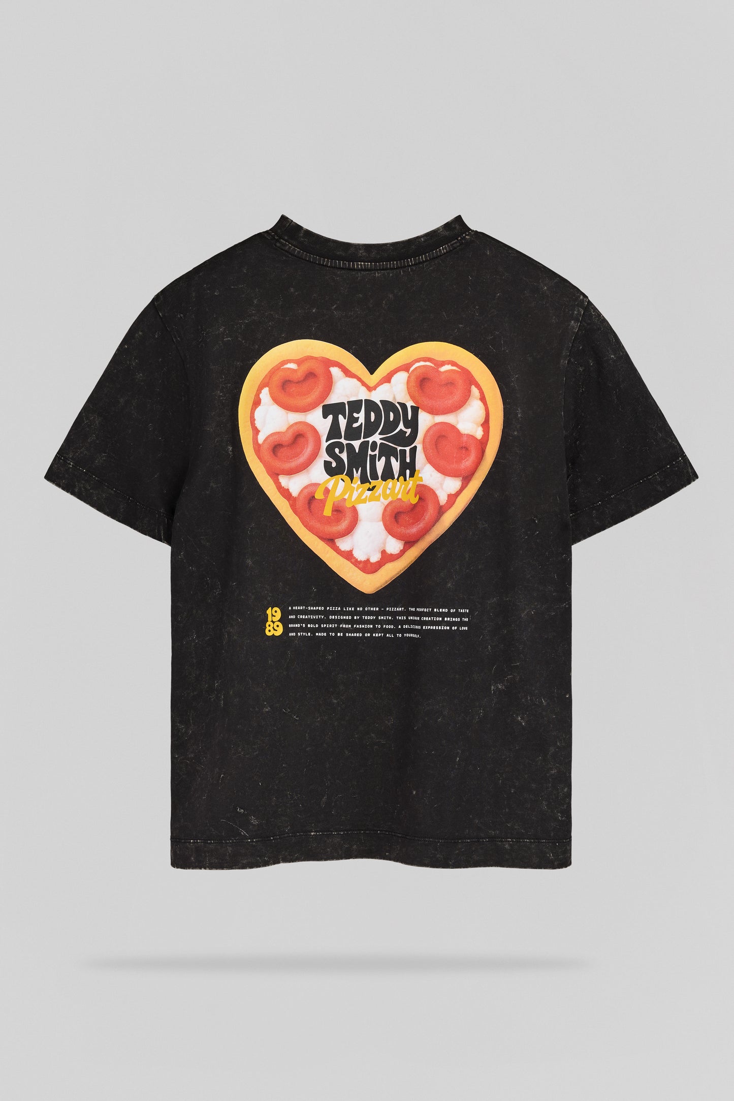 T-shirt T-PIZZA MC JR NOIR