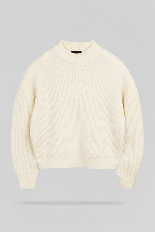 Achat Pull P-IRIS JR MIDDLE WHITE