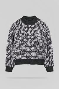 Pull P-JADE JR MELANGE BLACK - Teddy Smith