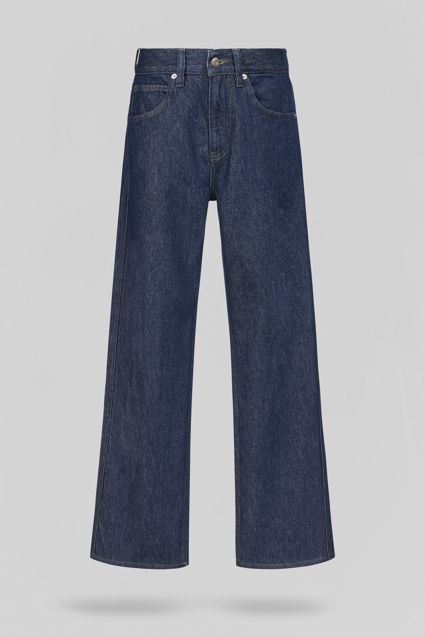 Jean droit denim pur coton MEMPHIS STRAIGH JR DARK BLUE