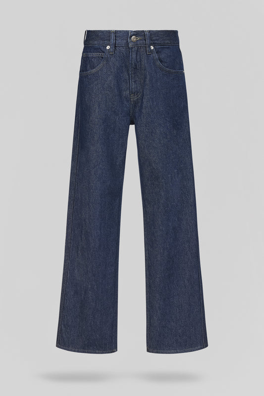 Achat Jean droit denim pur coton MEMPHIS STRAIGH JR DARK BLUE