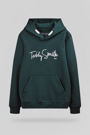 Sweat à capuche S-EVRY HOODY JR VERT PIN