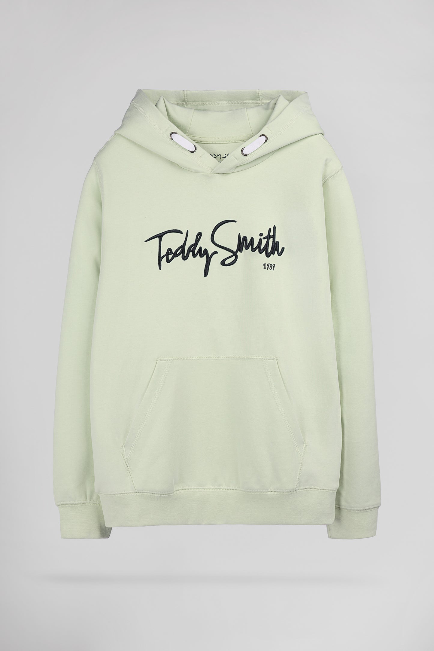 Sweat à capuche S-EVRY HOODY JR VERT NACRE