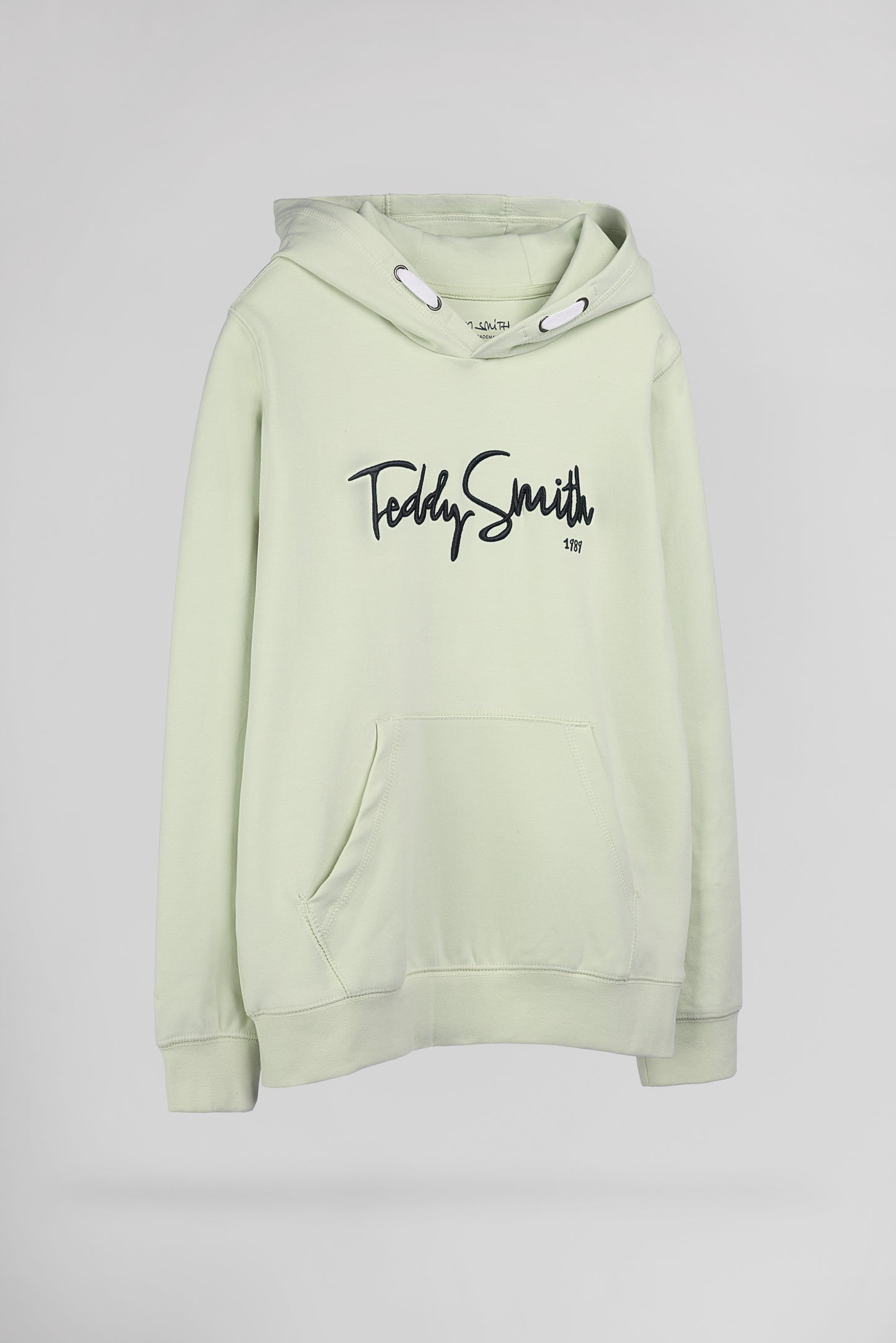 Sweat à capuche S-EVRY HOODY JR VERT NACRE