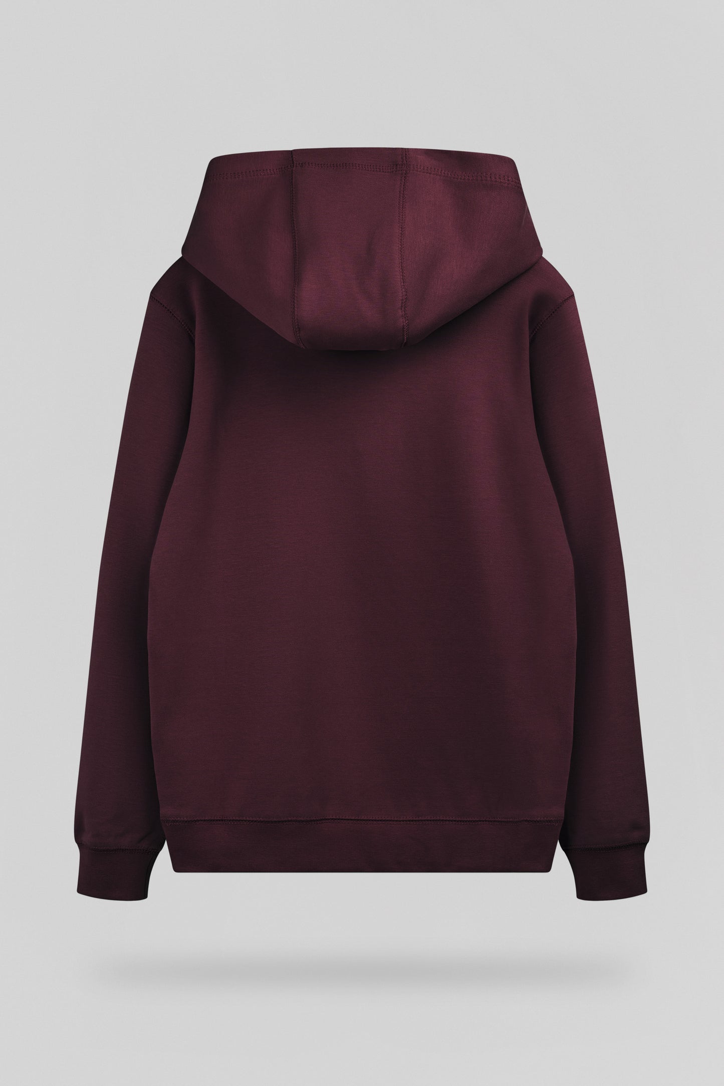 Sweat à capuche S-EVRY HOODY JR BORDEAUX FONCE