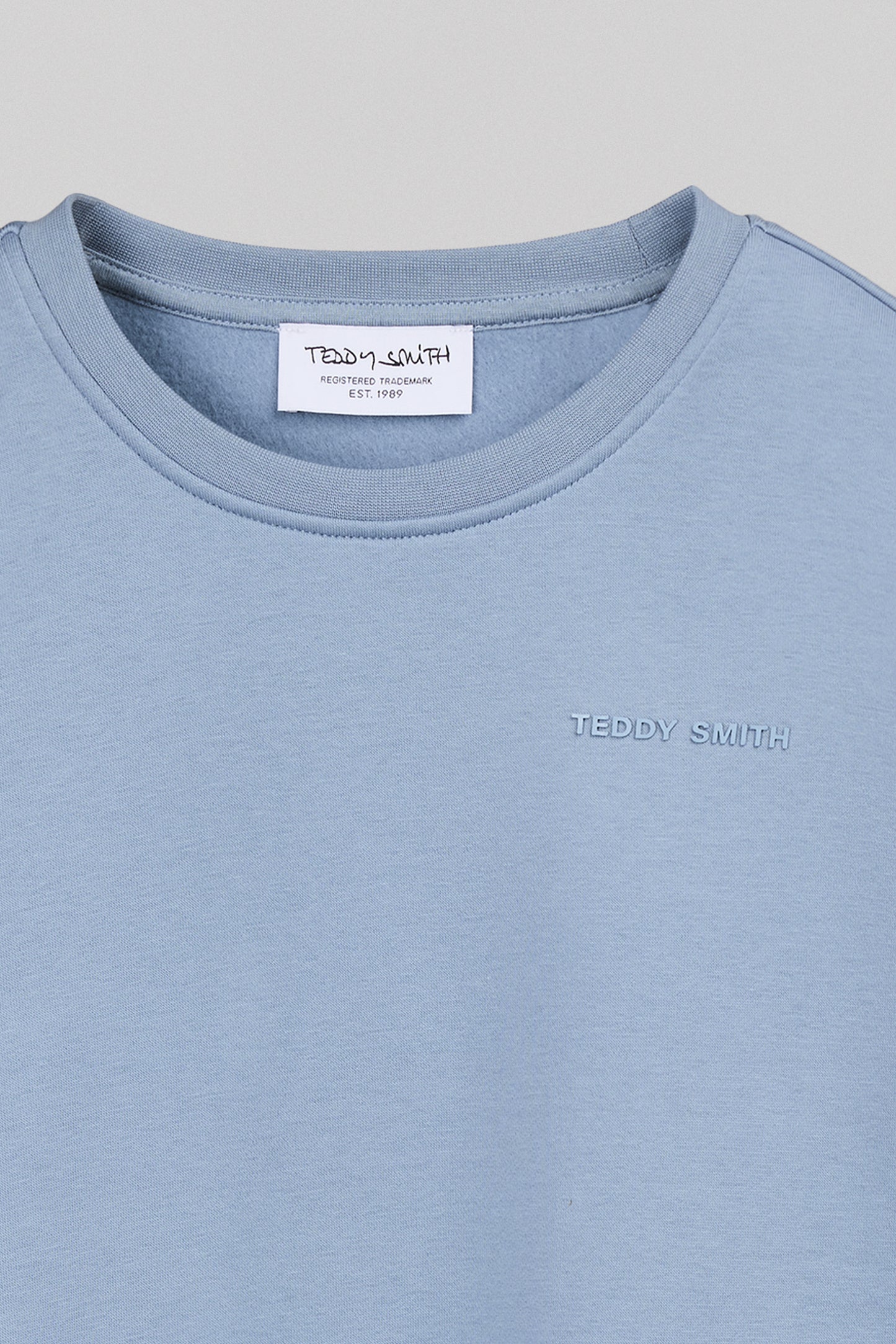 Sweat col rond S-NARK RC JR BLEU MINERAL