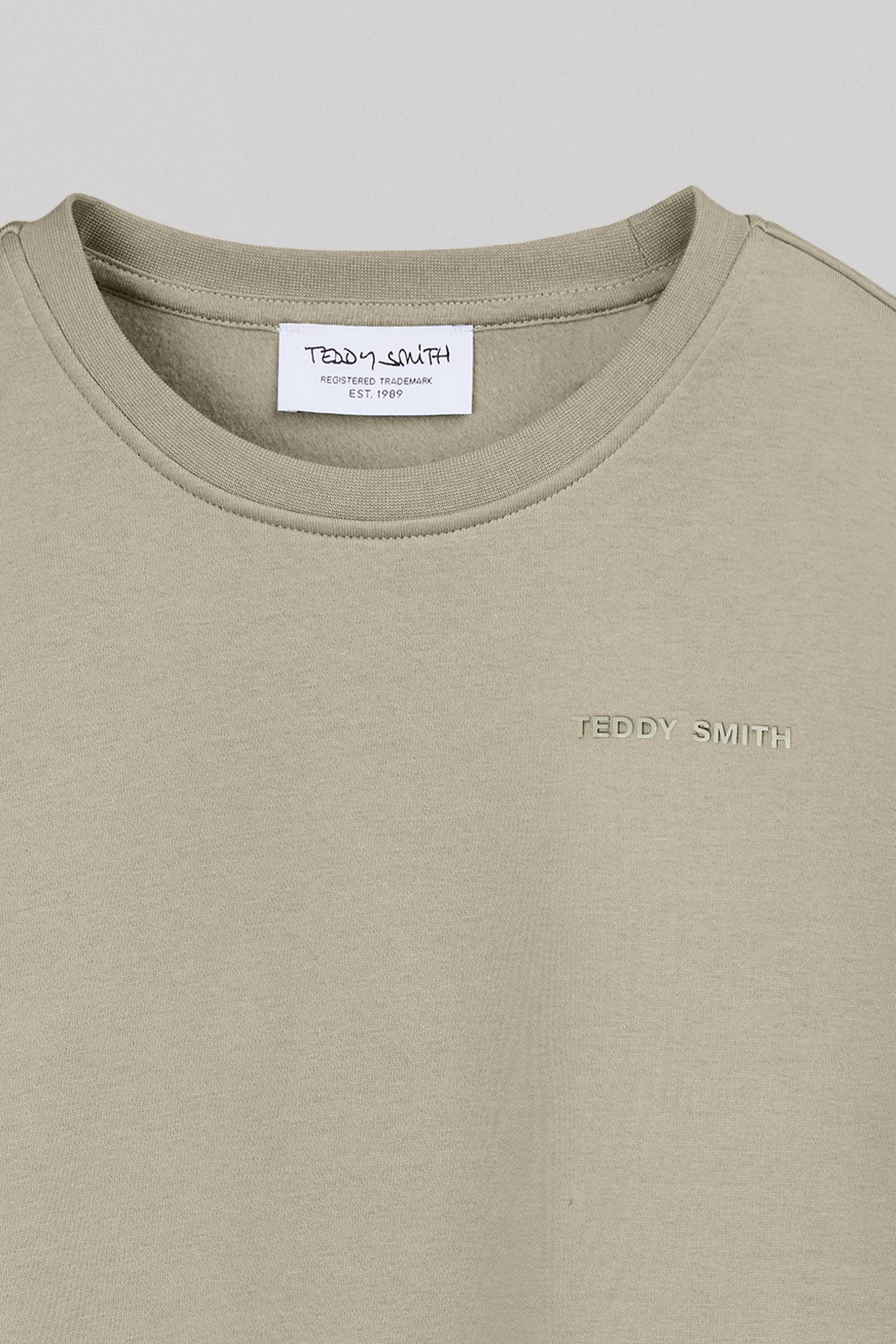 Sweat col rond S-NARK RC JR BLEACH KAKI