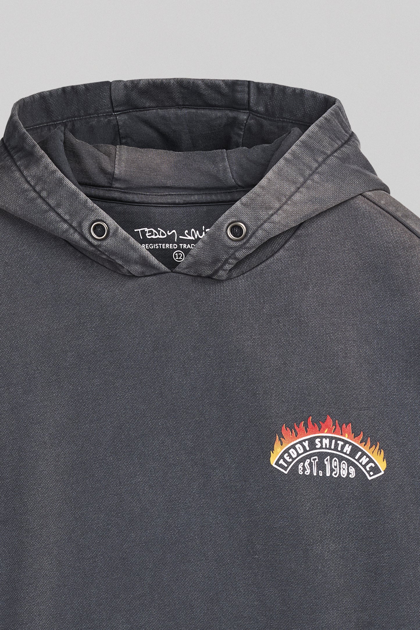 Sweat S-FEU HOODY JR NOIR