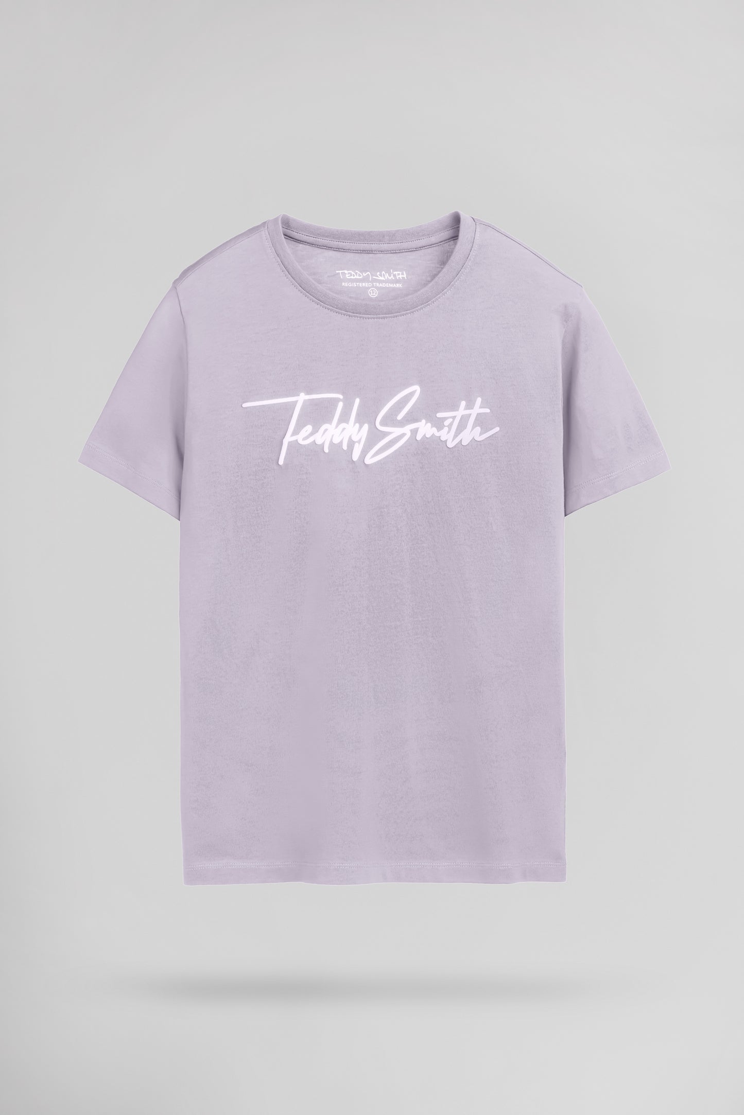 T-shirt col rond T-EVAN MC JR LAVANDE