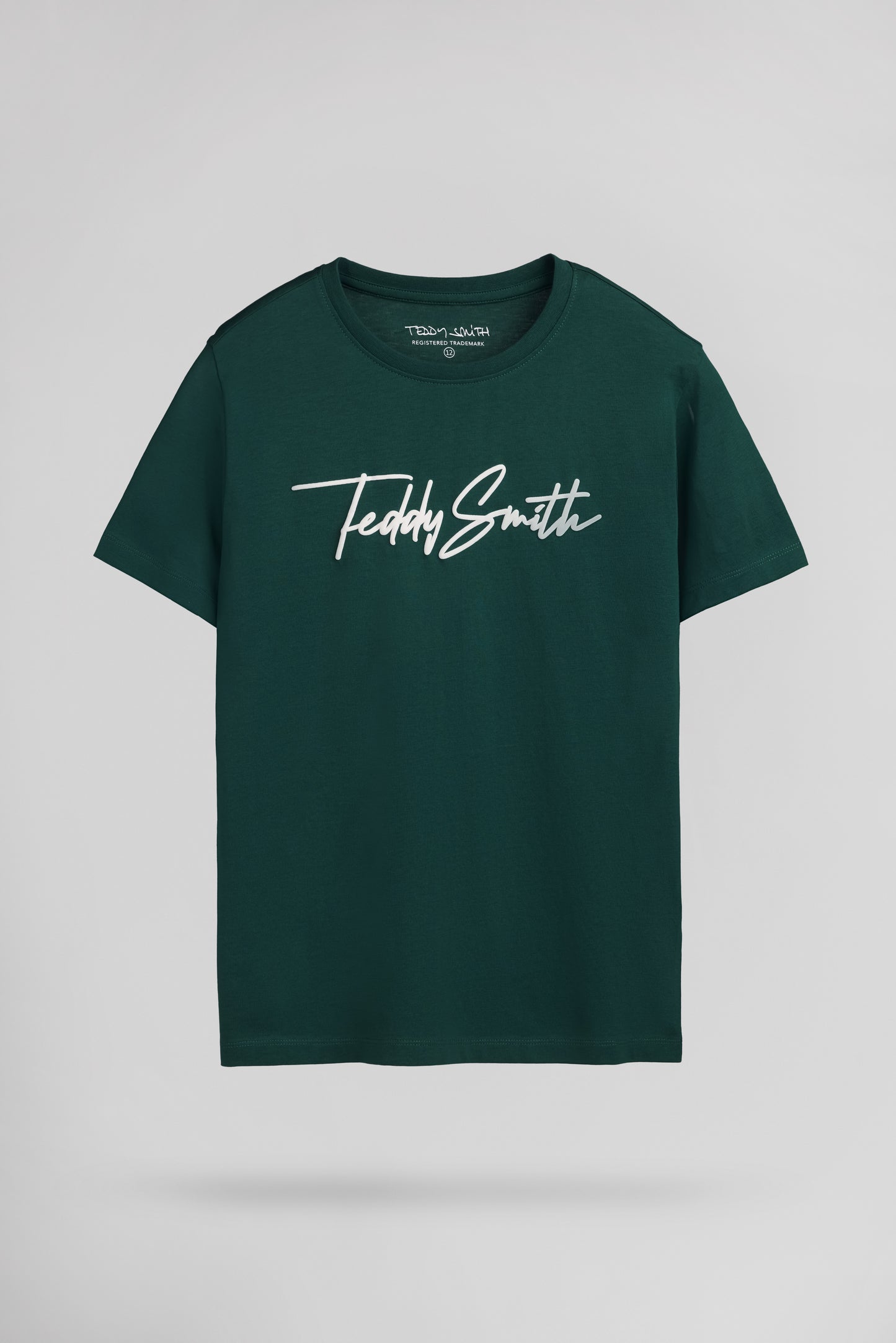 T-shirt col rond T-EVAN MC JR VERT PIN