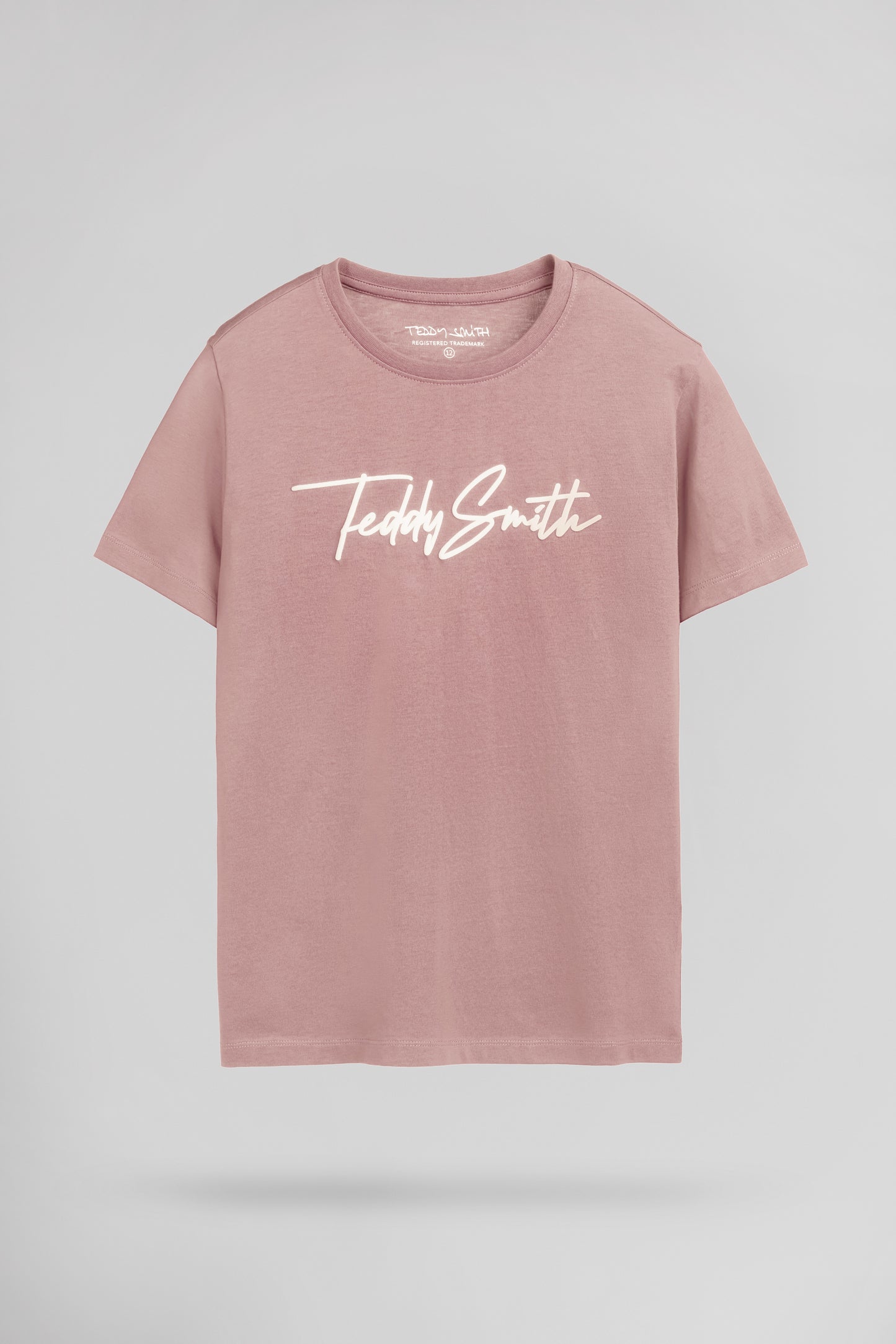 T-shirt col rond T-EVAN MC JR WOOD ROSE