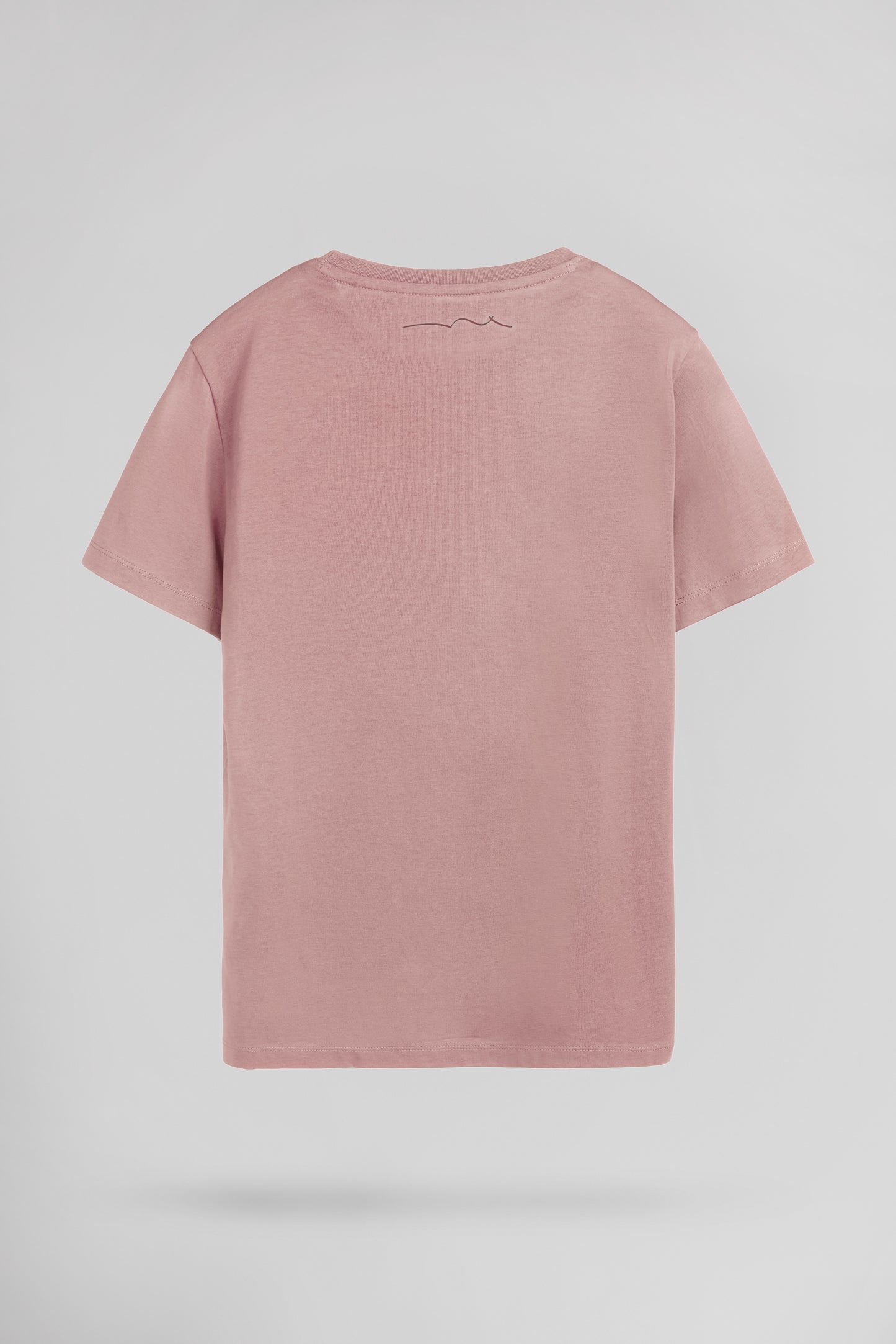 T-shirt col rond T-EVAN MC JR WOOD ROSE