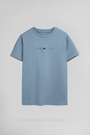 T-shirt col rond T-JIM MC JR BLEU MINERAL