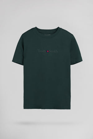 T-shirt col rond T-JIM MC JR VERT PIN