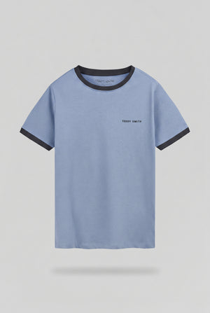 T-shirt col rond THE-TEE 2 R MC JR BLEU MINERAL