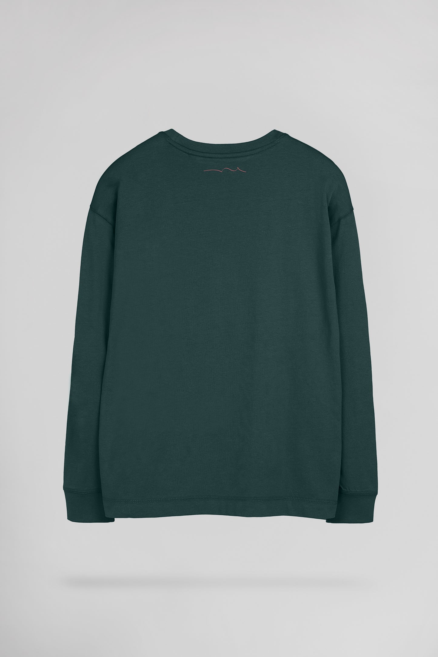 T-shirt col rond T-JIM ML JR VERT PIN