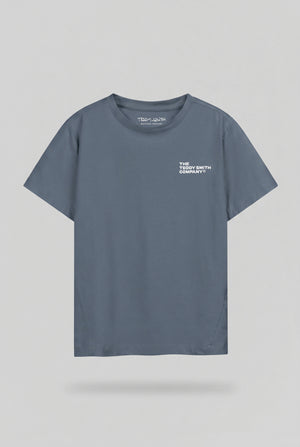 T-shirt  ajusté T-COMPANY MC JR GRIS METEORE