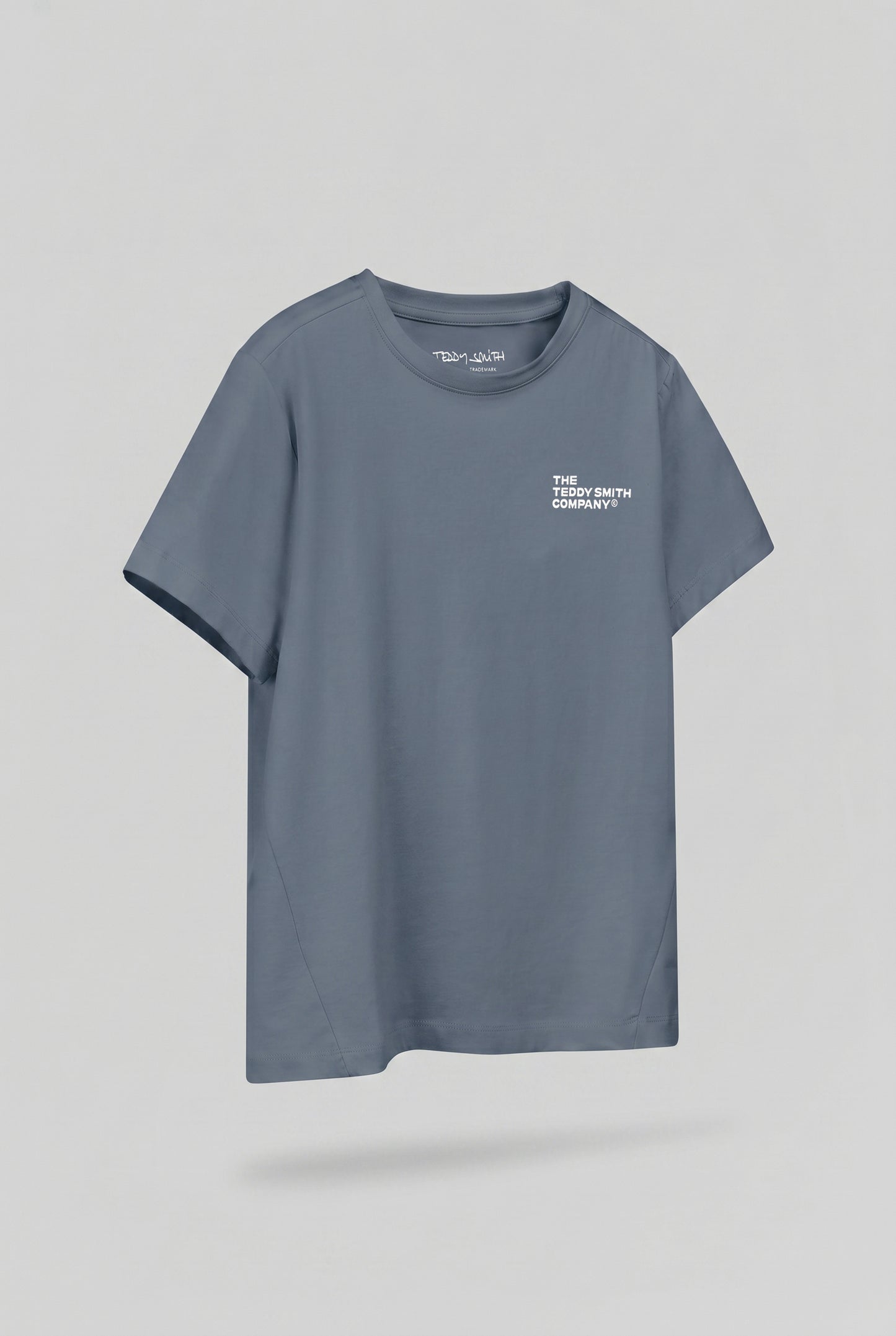 T-shirt  ajusté T-COMPANY MC JR GRIS METEORE