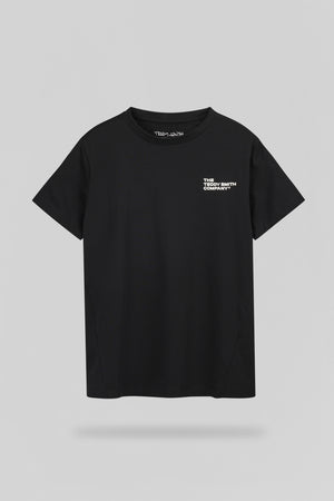 T-shirt ajusté T-COMPANY MC JR NOIR