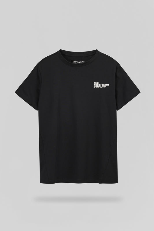Achat T-shirt ajusté T-COMPANY MC JR NOIR