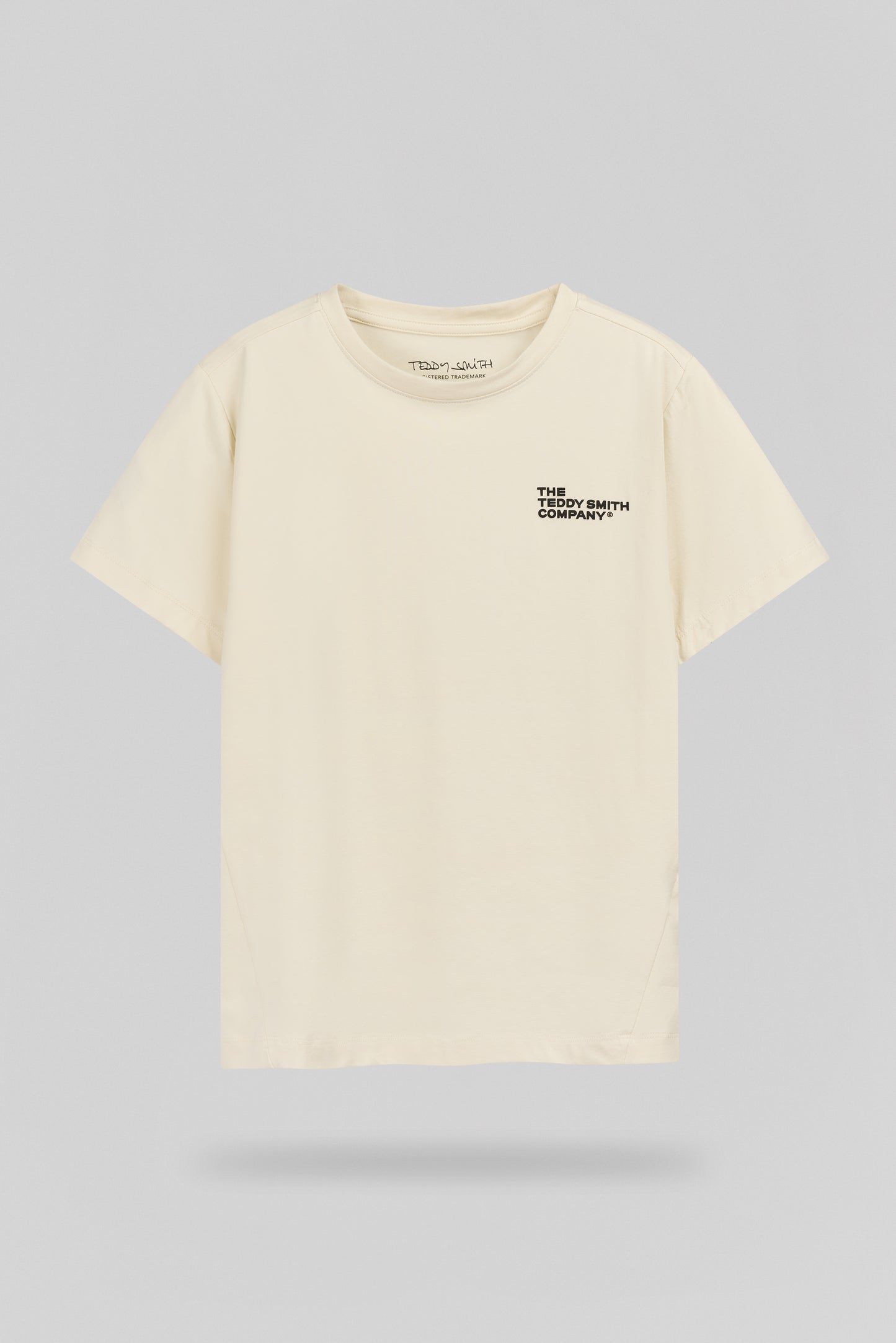 T-shirt ajusté T-COMPANY MC JR CREAM