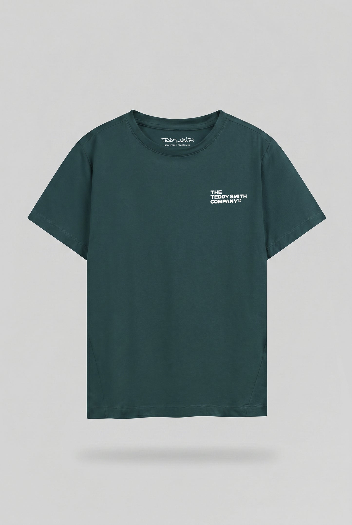 T-shirt ajusté T-COMPANY MC JR VERT PIN
