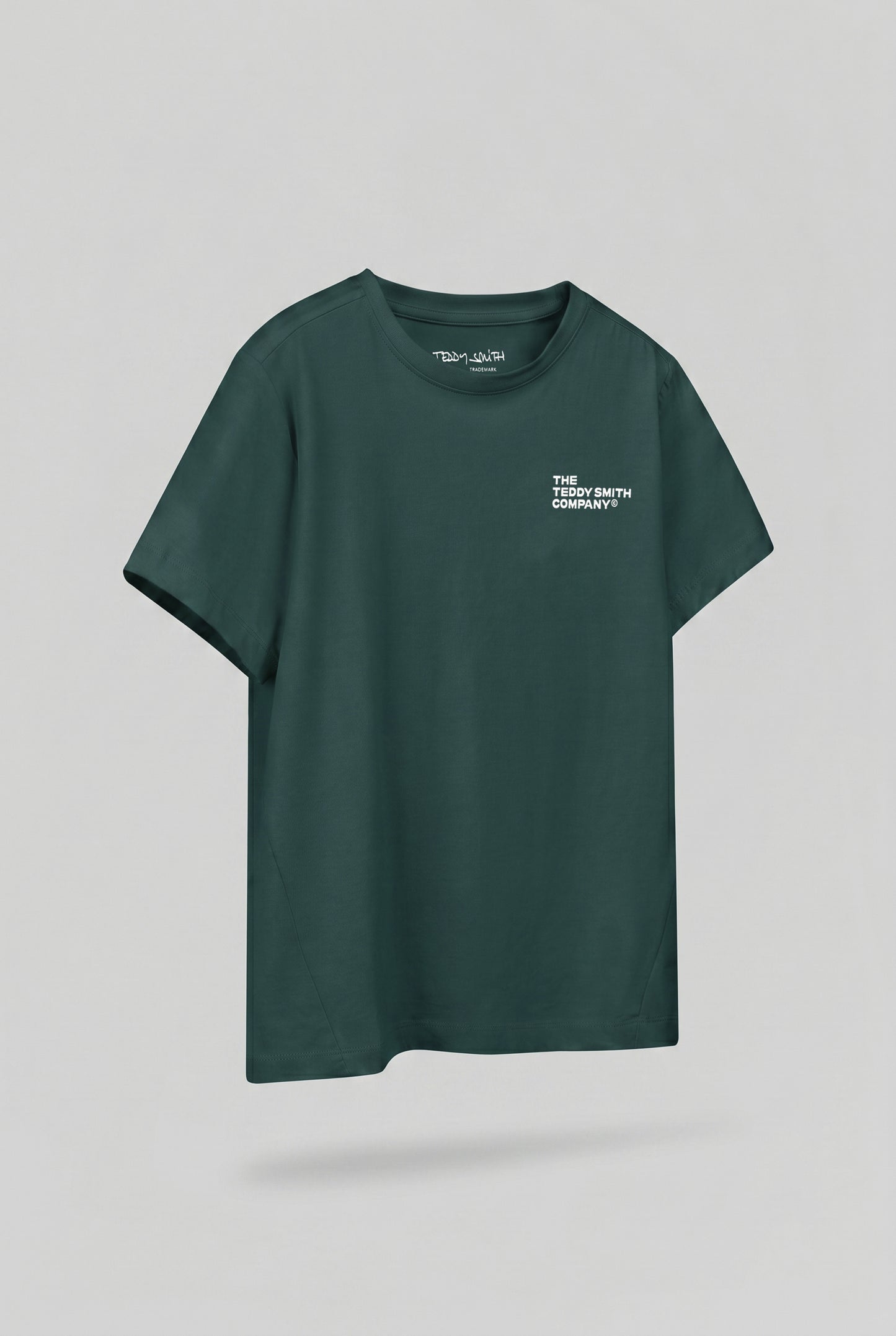 T-shirt ajusté T-COMPANY MC JR VERT PIN
